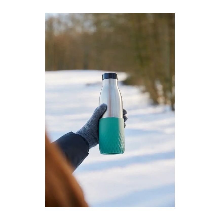 Tefal - Botella 500 ml BLUDROP acero inoxidable/verde