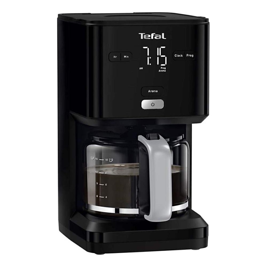 Tefal - Cafetera de goteo con pantalla LCD 1000W/230V negro