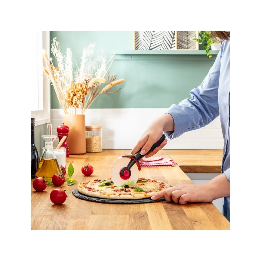 Tefal - Cortador de pizza INGENIO acero inoxidable/negro
