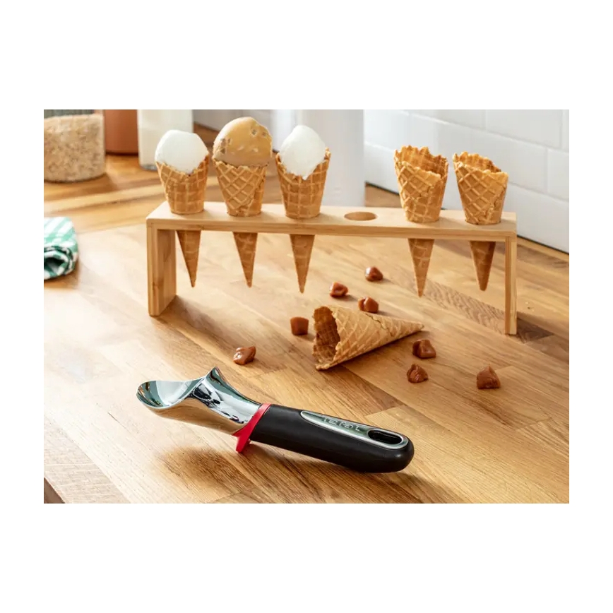Tefal - Cuchara para helado INGENIO acero inoxidable/negro