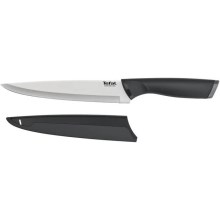 Tefal - Cuchillo de acero inoxidable chef COMFORT 20 cm cromo/negro