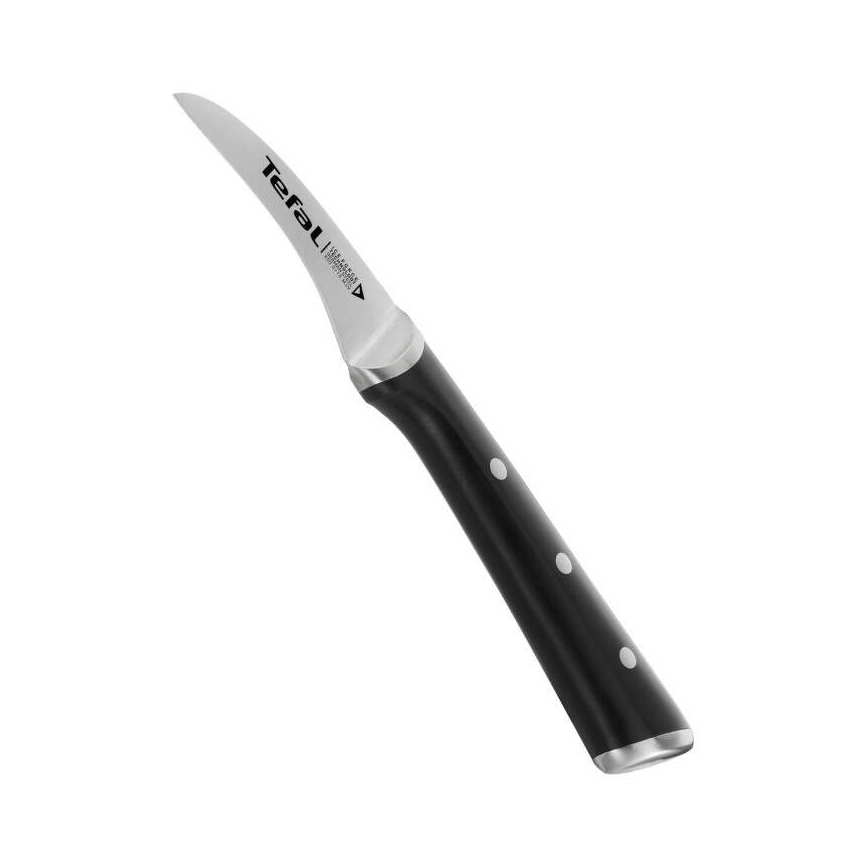 Tefal - Cuchillo de acero inoxidable ICE FORCE 7 cm cromo brillante/negro