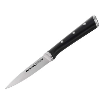 Tefal - Cuchillo de acero inoxidable ICE FORCE 9 cm cromo brillante/negro