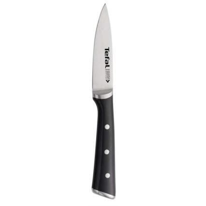 Tefal - Cuchillo de acero inoxidable ICE FORCE 9 cm cromo brillante/negro