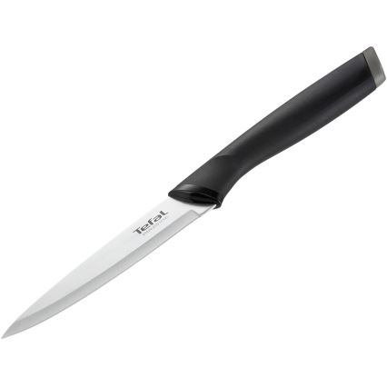 Tefal - Cuchillo universal de acero inoxidable COMFORT 12 cm cromo brillante/negro