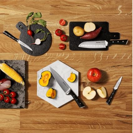 Tefal - Juego de cuchillos de cocina en soporte ICE FORCE 6 pz