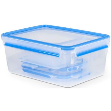 Tefal - Juego de tarros para alimentos 5 pz MASTER SEAL FRESH azul