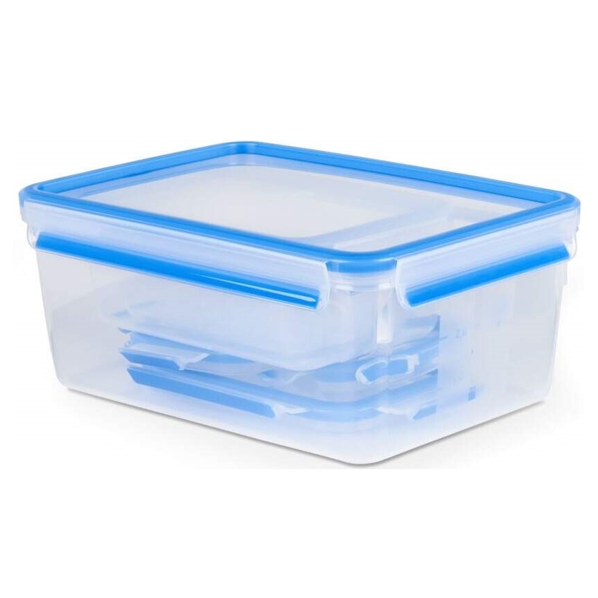 Tefal - Juego de tarros para alimentos 5 pz MASTER SEAL FRESH azul