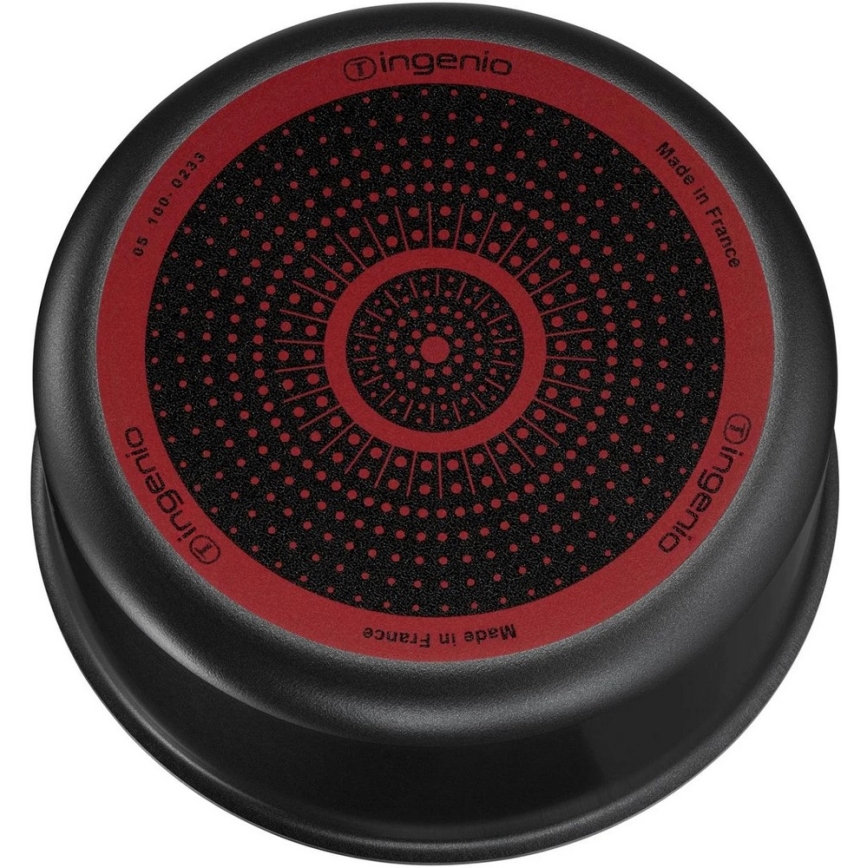 Tefal - Juego de vajilla 10 pz INGENIO EASY COOK & CLEAN BLACK