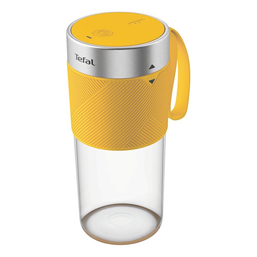 Tefal - Licuadora para batidos BLENDFORCE 50W/5V 1200 mAh amarillo