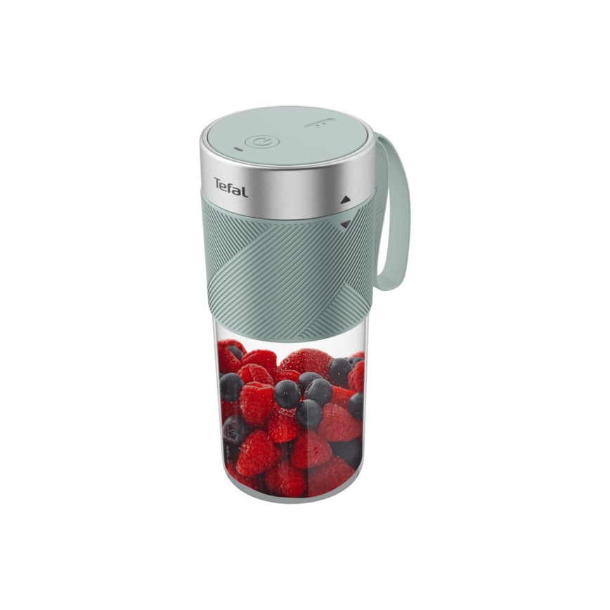 Tefal - Licuadora para batidos BLENDFORCE 50W/5V 1200 mAh menta