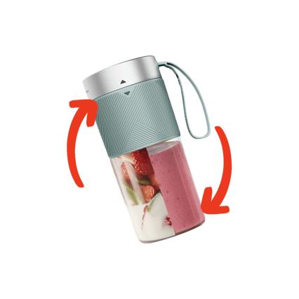 Tefal - Licuadora para batidos BLENDFORCE 50W/5V 1200 mAh menta