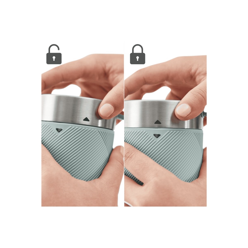 Tefal - Licuadora para batidos BLENDFORCE 50W/5V 1200 mAh menta