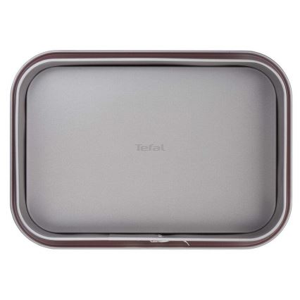 Tefal - Molde de tarta plegable DELIBAKE 36x24 cm rojo