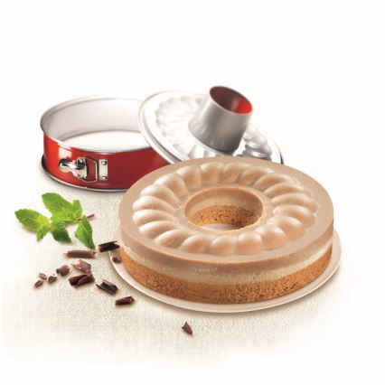 Tefal - Molde plegable Savarin DELIBAKE 27 cm rojo