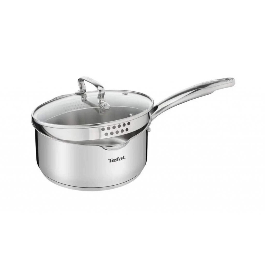 Tefal - Olla pequeña con tapa DUETTO 18 cm