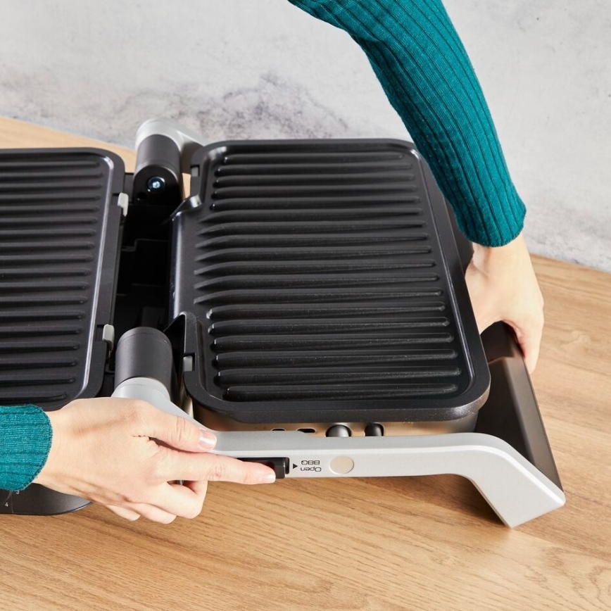 Tefal - Parrilla de contacto OPTIGRILL 2en1 2000W/230V