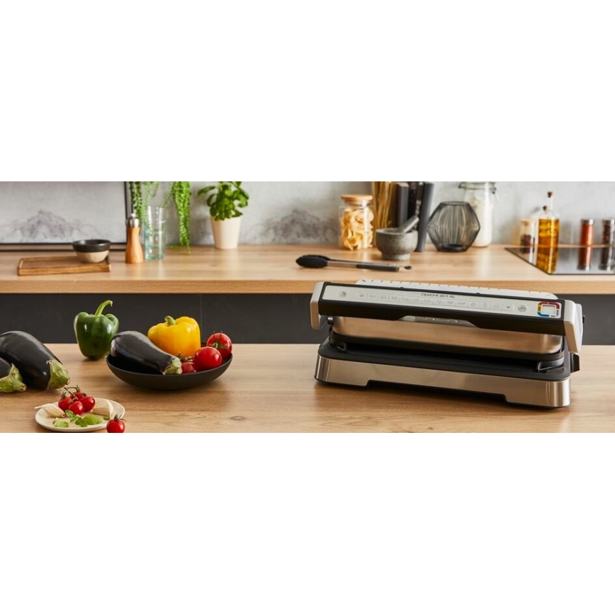 Tefal - Parrilla de contacto OPTIGRILL 2en1 2000W/230V
