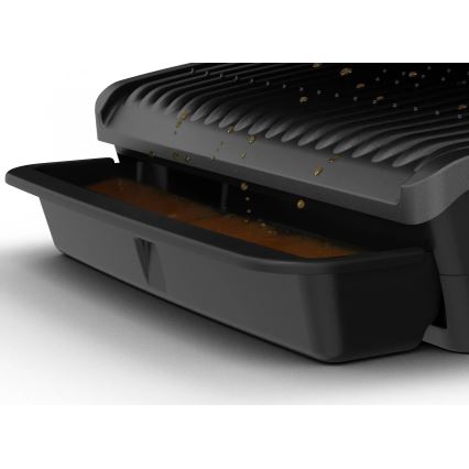 Tefal - Parrilla de contacto OPTIGRILL ELITE 2000W/230V negro