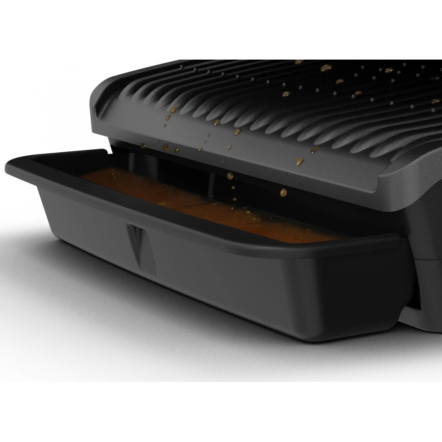 Tefal - Parrilla de contacto OPTIGRILL ELITE 2000W/230V negro