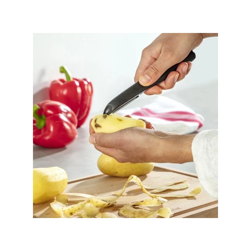 Tefal - Pelador de cocina COLORFOOD 17 cm negro