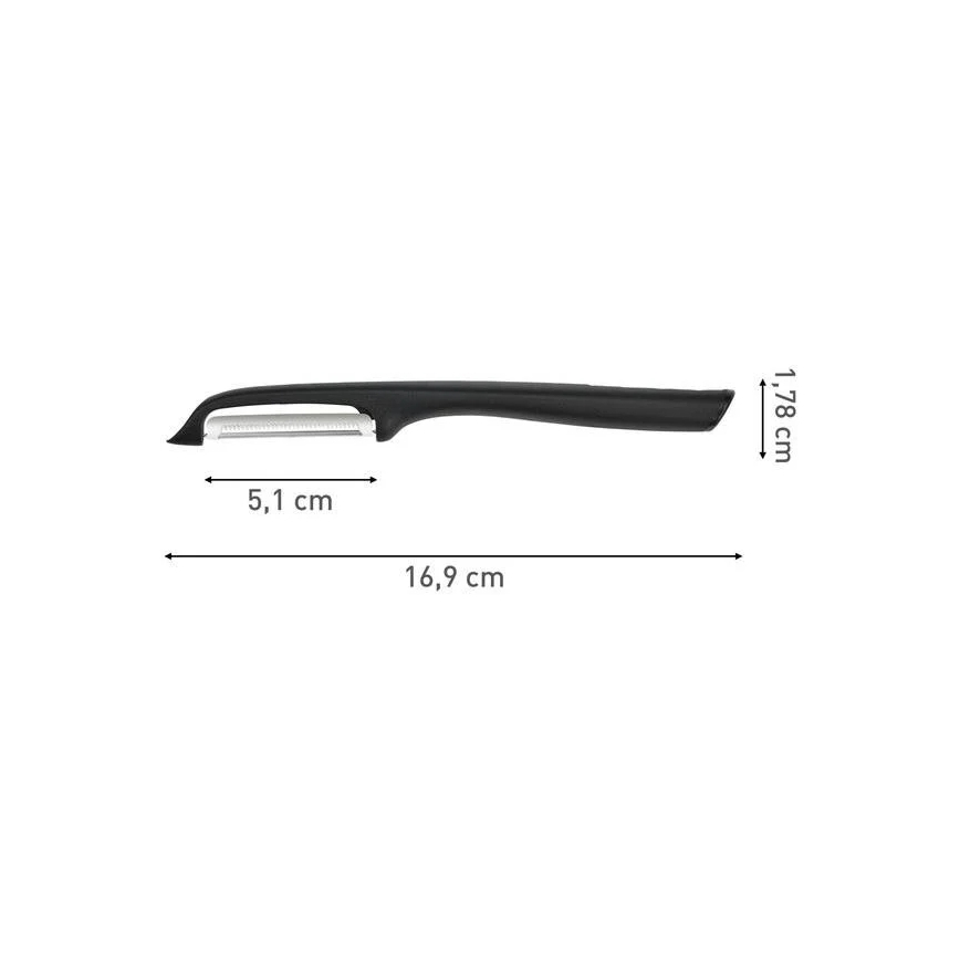 Tefal - Pelador de cocina COLORFOOD 17 cm negro