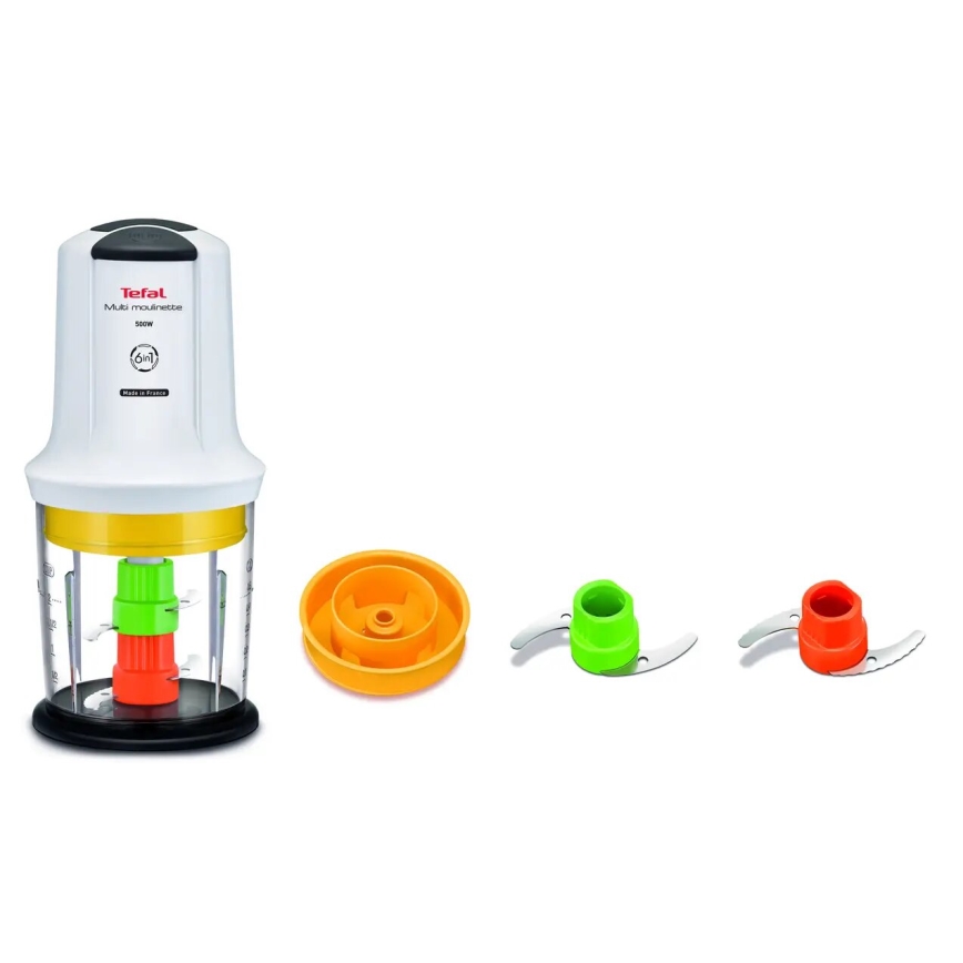 Tefal - Picadora de alimentos 500W/230V blanco