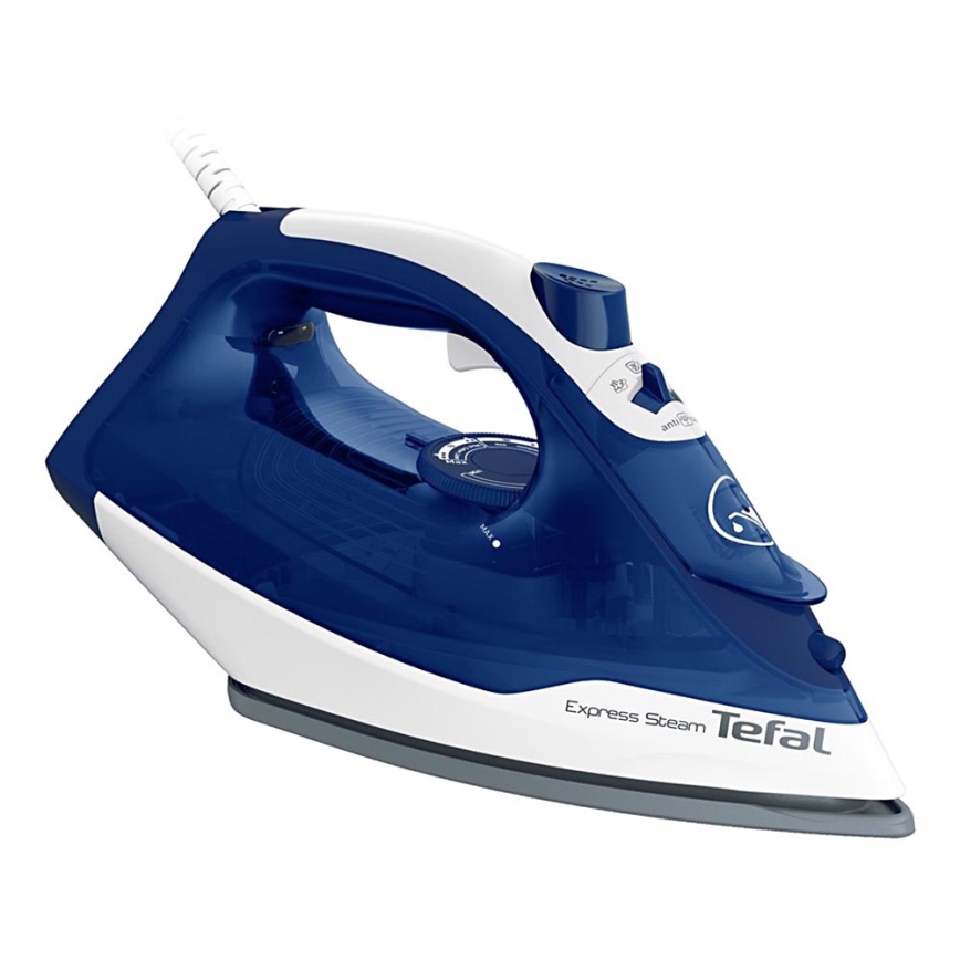 Tefal - Plancha de vapor EXPRESS STEAM 2400W/230V azul