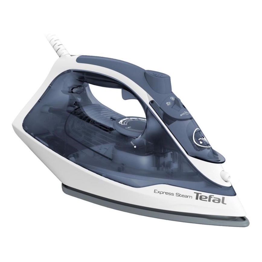Tefal - Plancha de vapor EXPRESS STEAM 2400W/230V blanco/azul