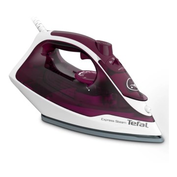 Tefal - Plancha de vapor EXPRESS STEAM 2400W/230V burdeos