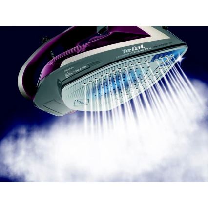 Tefal - Plancha de vapor ULTRAGLISS PLUS 2800W/230V burdeos/gris