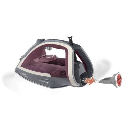 Tefal - Plancha de vapor ULTRAGLISS PLUS 2800W/230V burdeos/gris