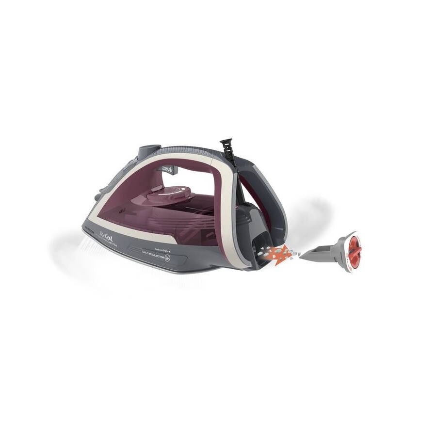 Tefal - Plancha de vapor ULTRAGLISS PLUS 2800W/230V burdeos/gris