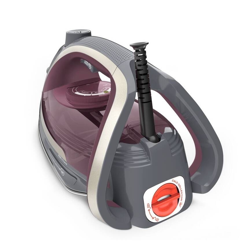 Tefal - Plancha de vapor ULTRAGLISS PLUS 2800W/230V burdeos/gris