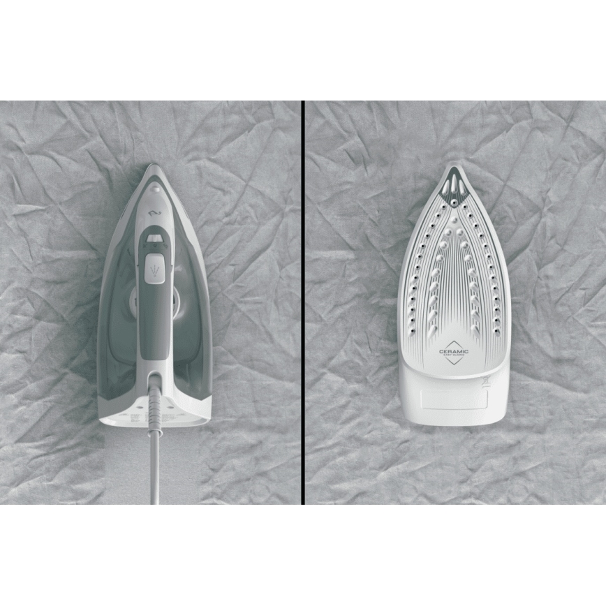 Tefal - Plancha de vapor VIRTUO 2000W/230V verde