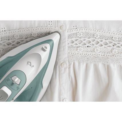 Tefal - Plancha de vapor VIRTUO 2000W/230V verde