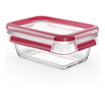 Tefal - Recipiente de comida 0,45 l MSEAL GLASS rojo/tarros