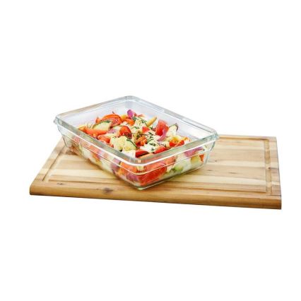 Tefal - Recipiente de comida 0,45 l MSEAL GLASS rojo/tarros