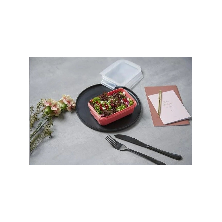 Tefal - Recipiente de comida 0,55 l MSEAL COLOR rosa