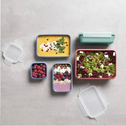 Tefal - Recipiente de comida 0,55 l MSEAL COLOR rosa