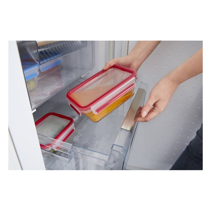 Tefal - Recipiente de comida 0,85 l MSEAL GLASS rojo/tarros
