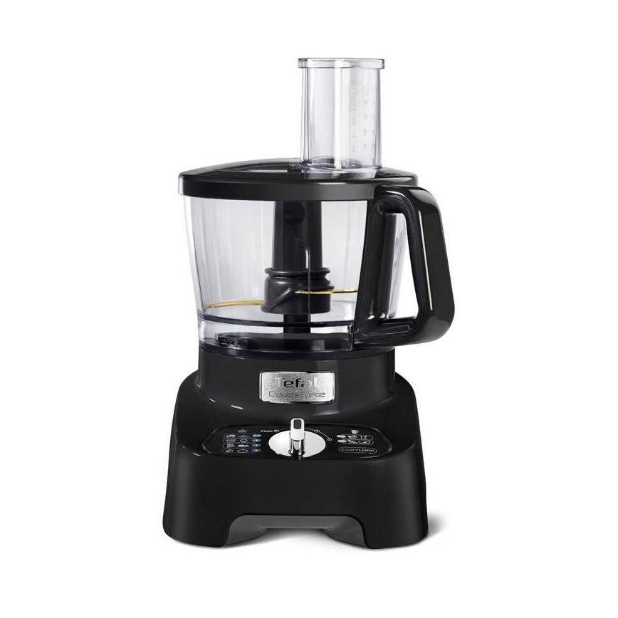 Tefal - Robot de cocina DOUBLE FORCE 1000W/230V negro