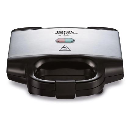 Tefal - Sandwichera ULTRACOMPACT 700W/230V negro/cromo