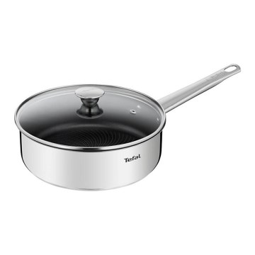 Tefal - Sartén honda con tapa COOK EAT 24 cm