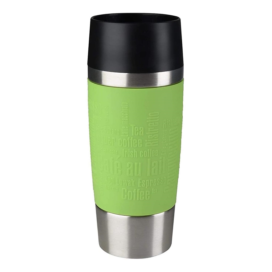 Tefal - Taza de viaje 360 ml TRAVEL MUG acero inoxidable/verde