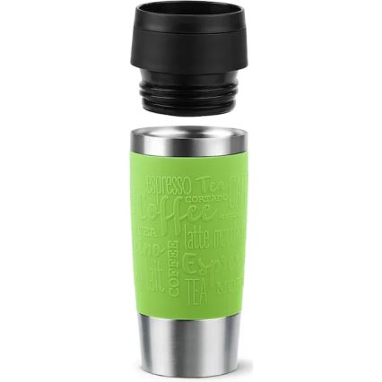 Tefal - Taza de viaje 360 ml TRAVEL MUG acero inoxidable/verde