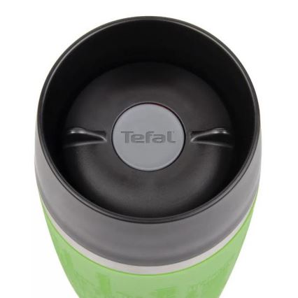 Tefal - Taza de viaje 360 ml TRAVEL MUG acero inoxidable/verde