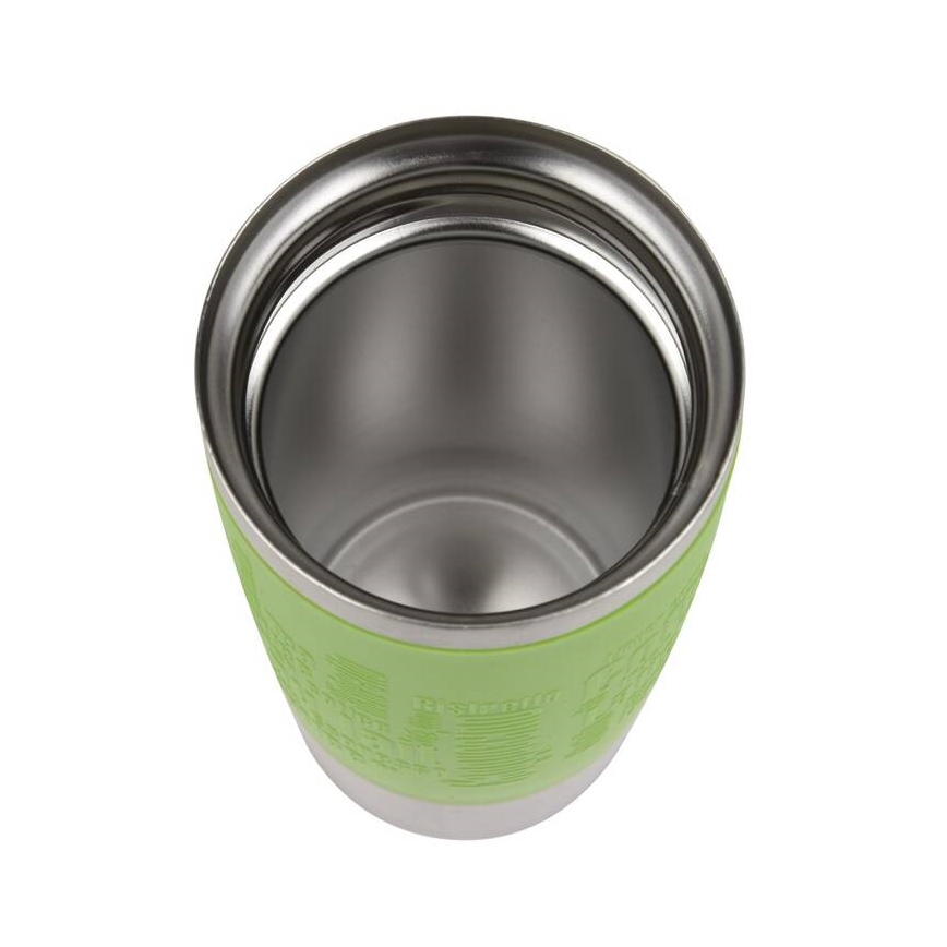 Tefal - Taza de viaje 360 ml TRAVEL MUG acero inoxidable/verde