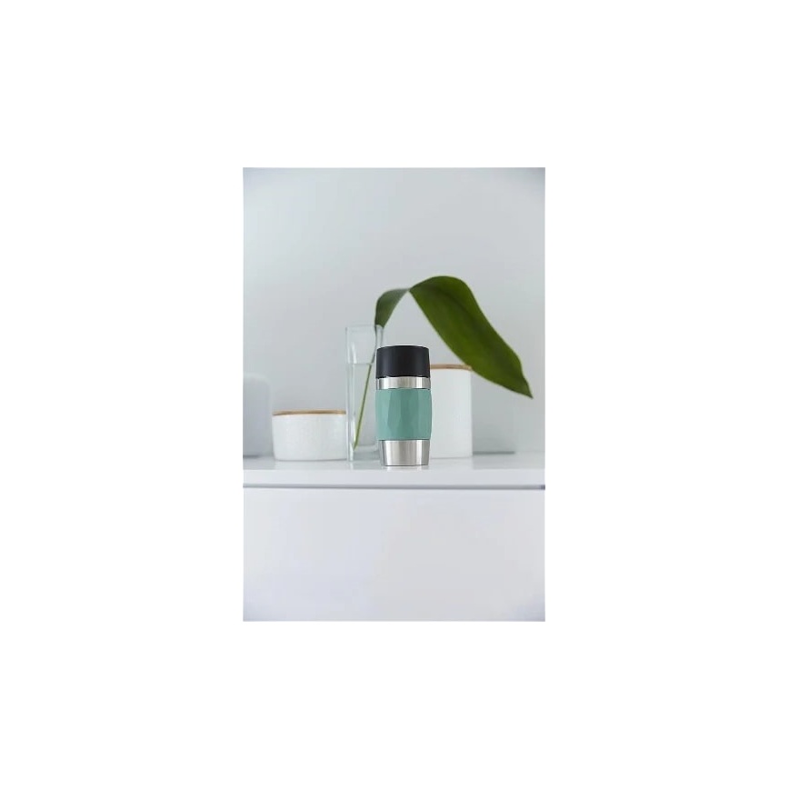 Tefal - Taza térmica 300 ml COMPACT MUG acero inoxidable/Verde