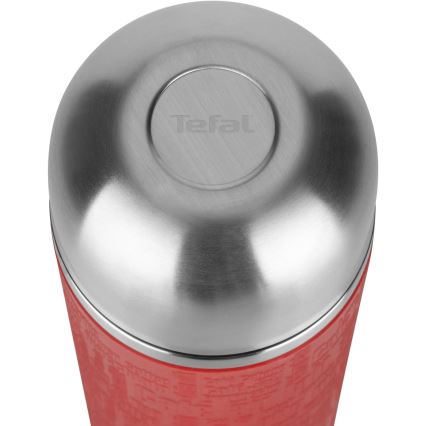 Tefal - Termo con una taza 1 l SENATOR acero inoxidable/rojo